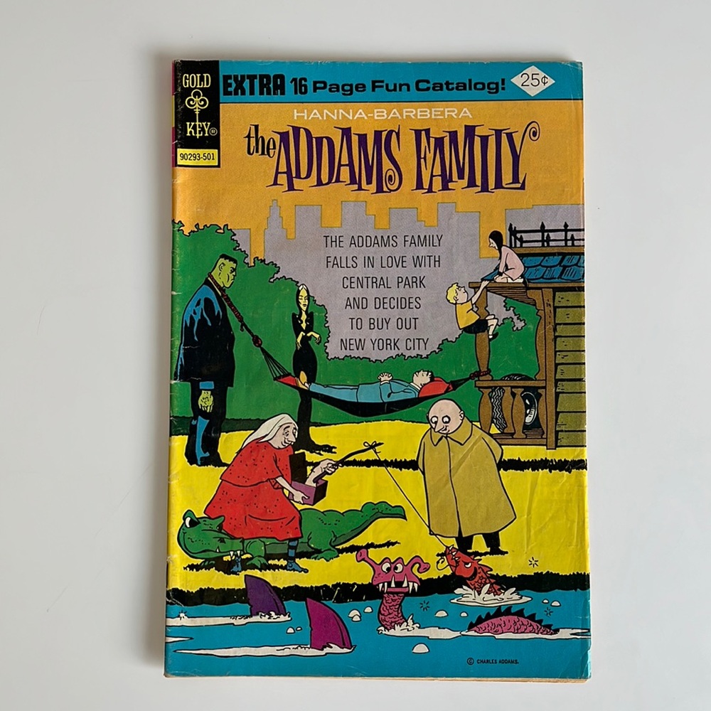 Hannah-Barbera The Addams Family #2 1975 Gold Key Hot Comic Very Rare UC